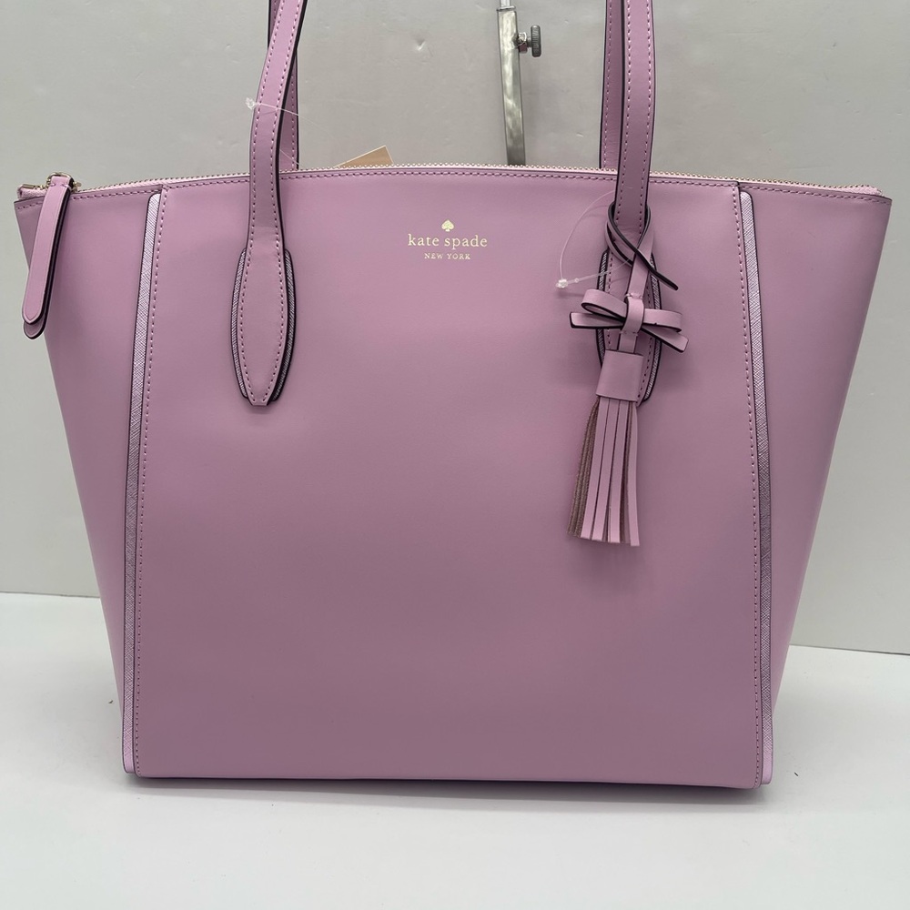 KATE SPADE KALI Quartz Pink Lg Top Zip Shoulder Tote Handbag 
Quartz Pink
NWT - Picture 15 of 16
